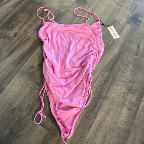 Anthropologie Other - NWT Anthropologie Saint Maddox Marie Cinch Pink One Piece Swimsuit Sz L